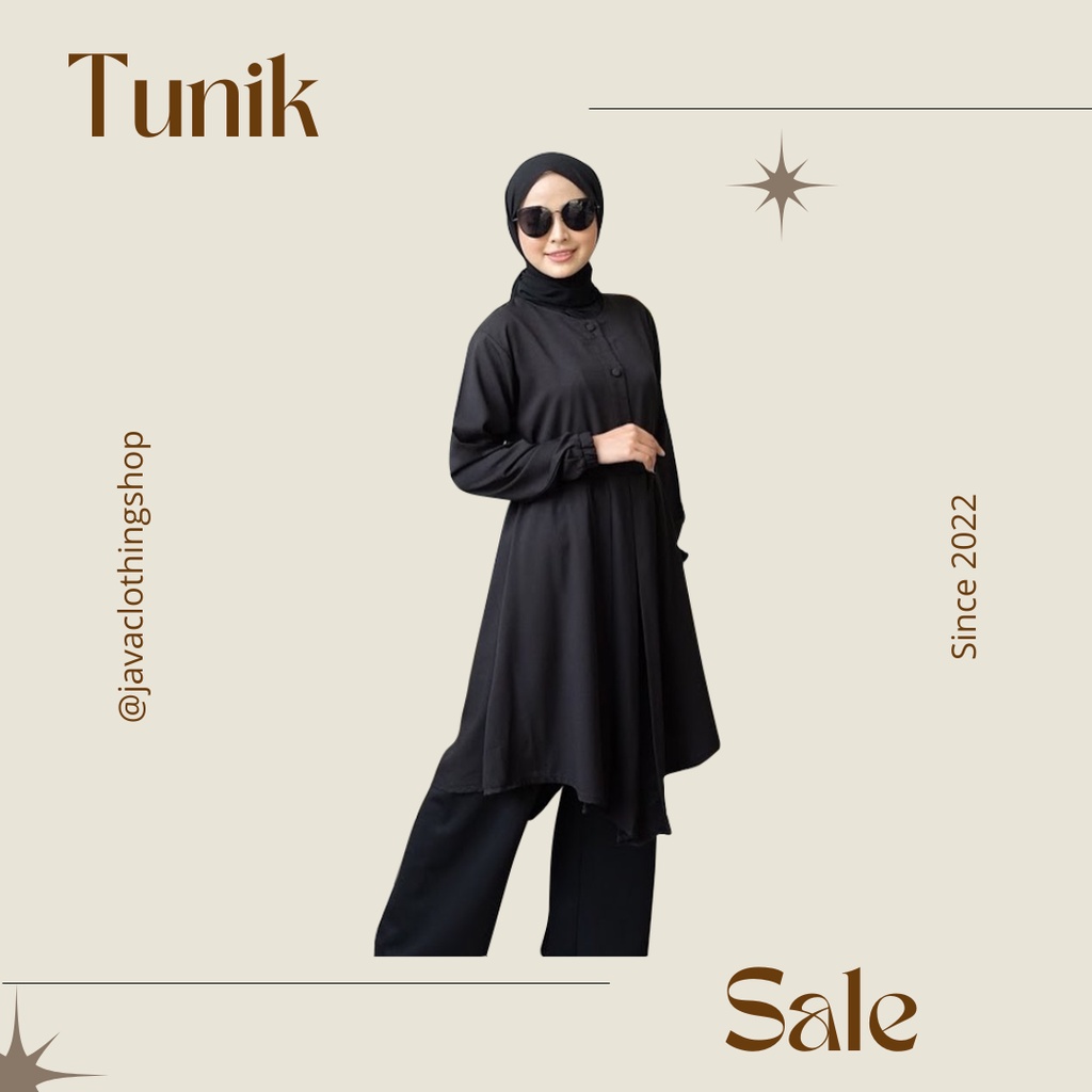Tunik atasan blouse wanita lengan panjang polos terbaru 2022 kekinian original mewah EXCLUSIVE all s