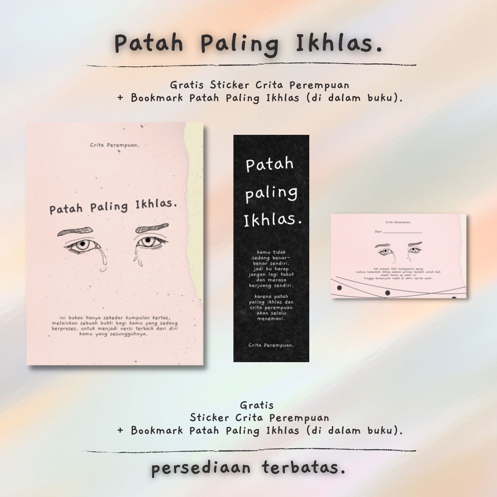 Buku Patah Paling Ikhlas - Crita Perempuan & Crita Official