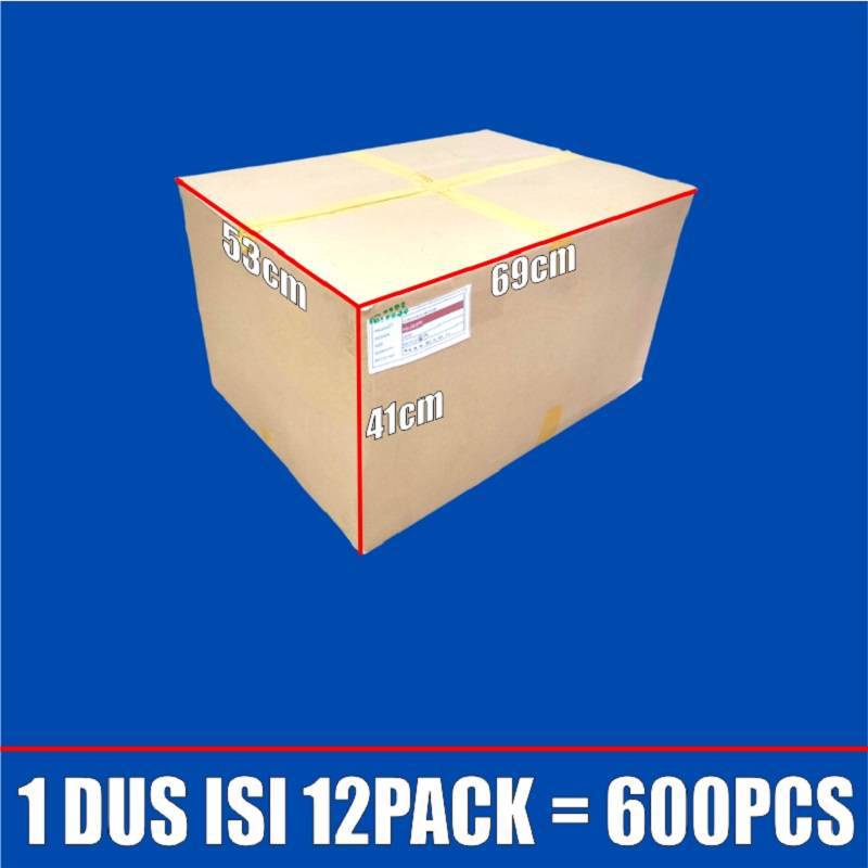 Paper Lunch Box Putih Uk M Dus Food Tray Kotak Makanan Kertas Dpe SBY