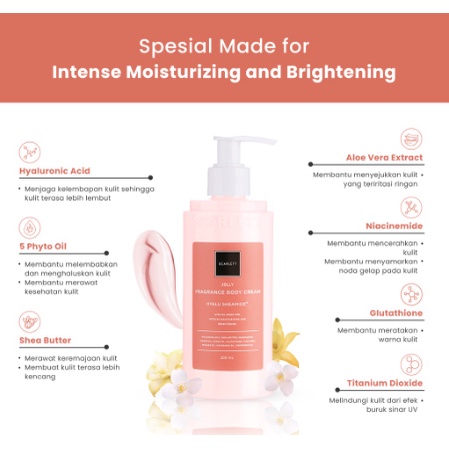 Scarlett Whitening Body Cream 300ml