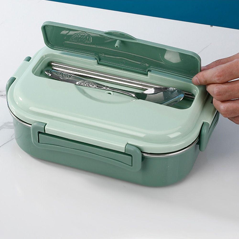 Preva Lunch Box Portable Tetap Hangat 304stainless Steel Kapasitas Lebih Besar Stainless Steel Liner Untuk Kerja Sekolah