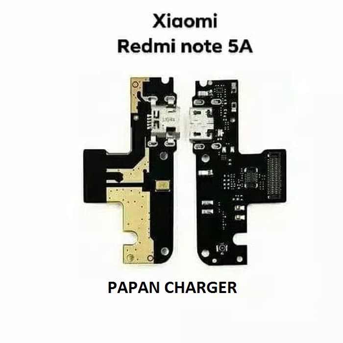 Konektor Charger Xiaomi Redmi Note 5A Note 5A Prime Pcb Papan Cas Usb Board Mic