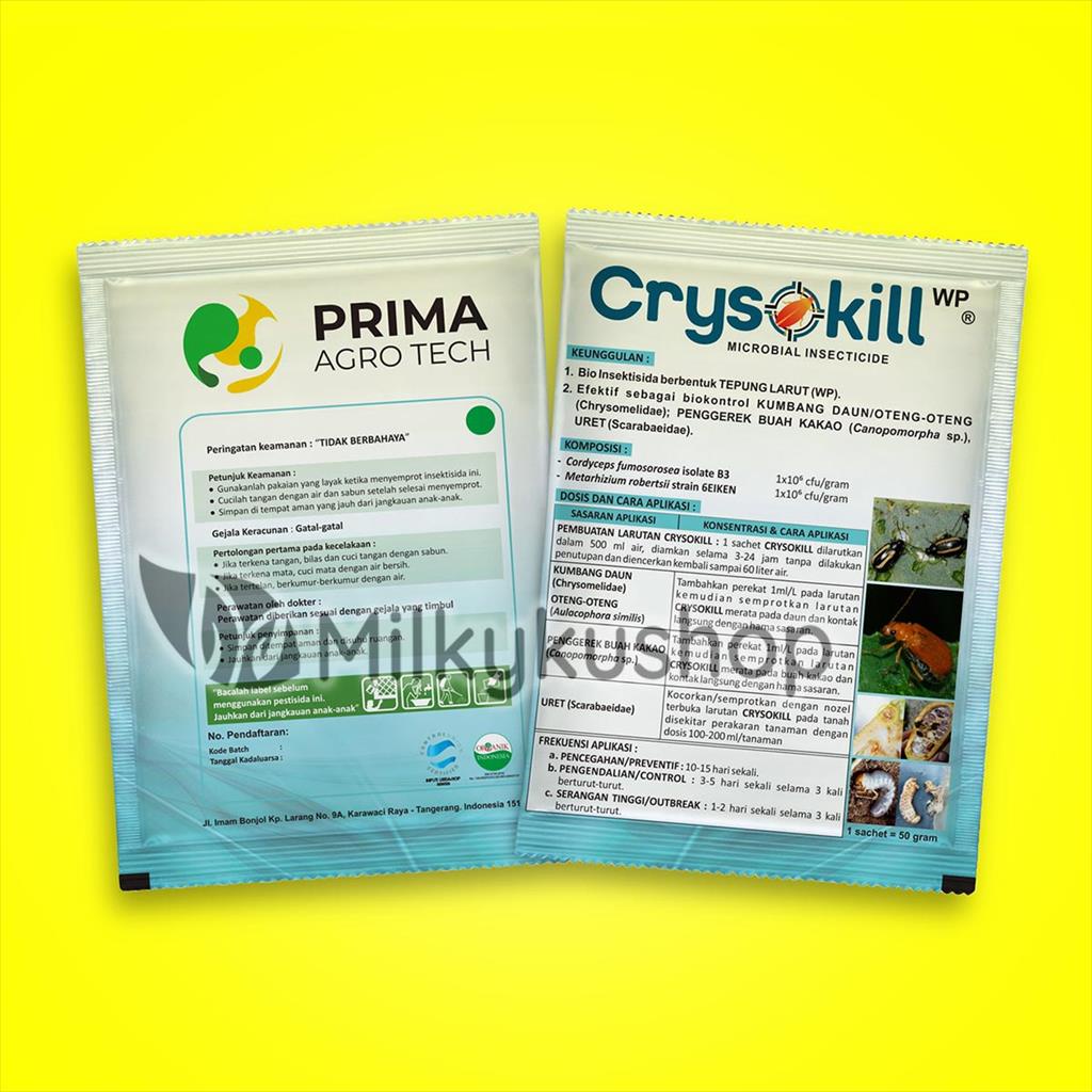 CRYSOKILL WP 50 GRAM PER SACHET BIO INSEKTISIDA