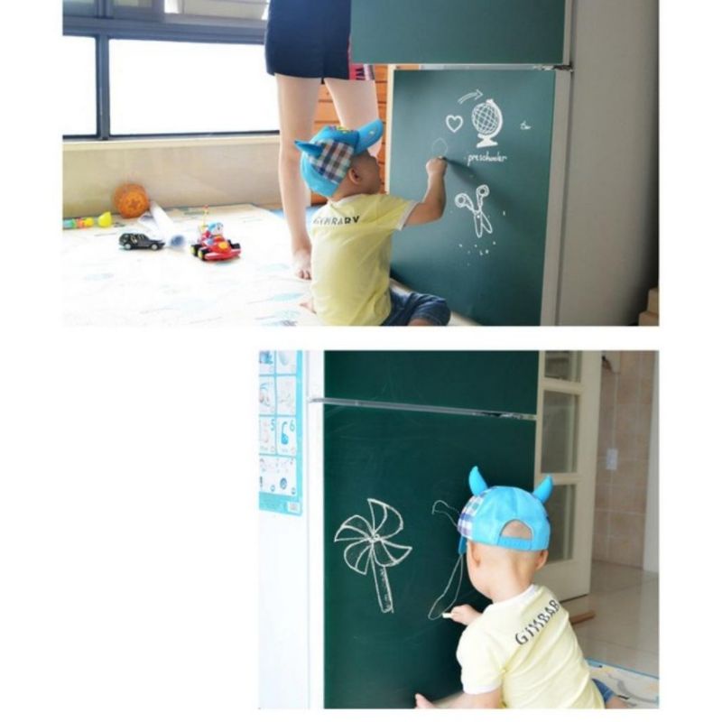 

Sticker Papan Tulis Dinding Hitam Putih & Hijau Ukuran 45X200 CM