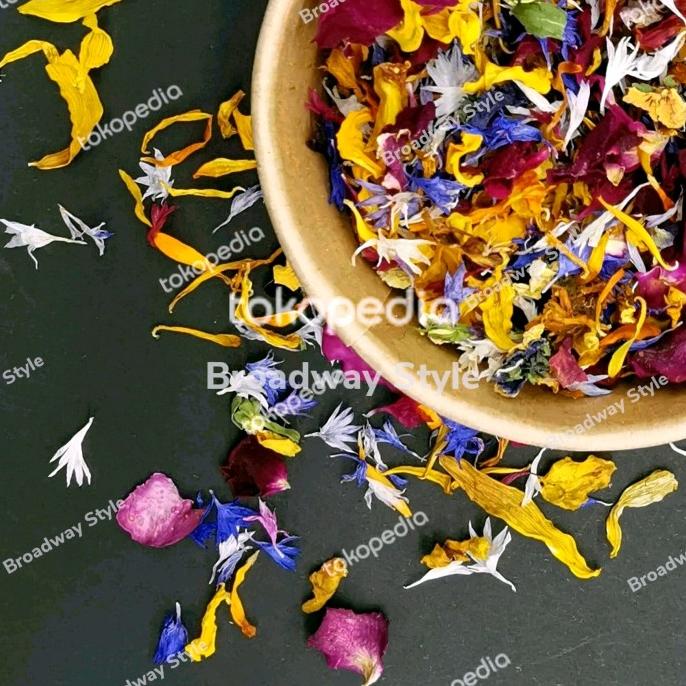 

Edible Flowers Garnish Makanan Hiasan Kue Cookies Donat Cup Cake Minum