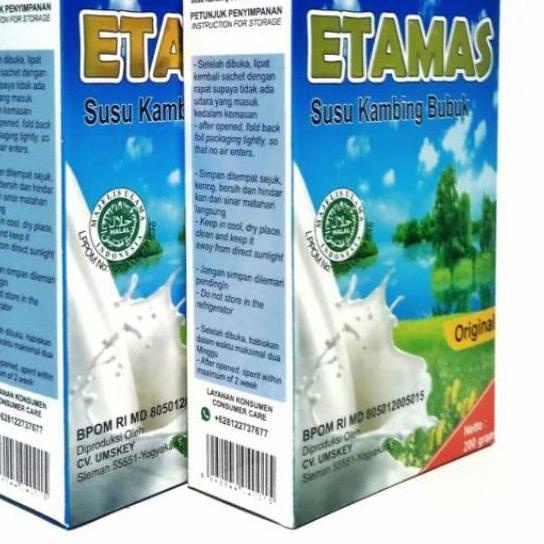 

GRATIS ONGKIR✅Susu Kambing Bubuk Etamas Original 200 gr|RA2