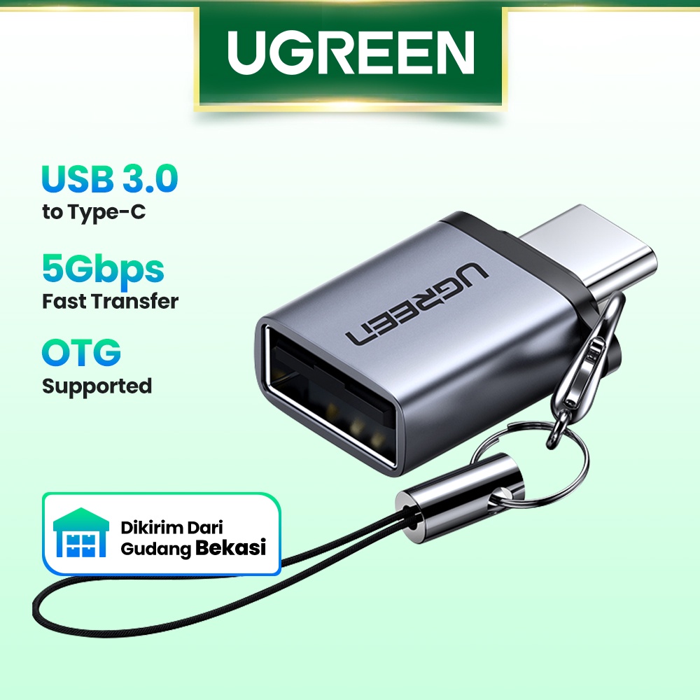 【Stok Produk di Indonesia】Ugreen Adapter OTG USB 3.0 Tipe-C Ke USB 3.0 Untuk SAMSUNG S22 iPad Pro 2018 / 2020 / Note 10 / S20 / Realme 6pro / Nova 7 / Note 9