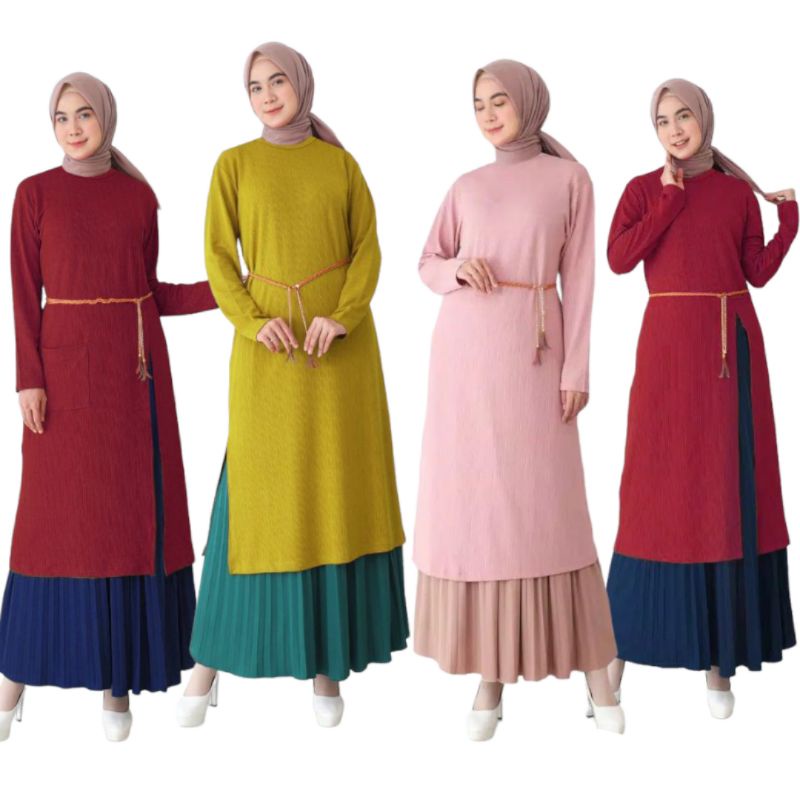 LONG TUNIK WANITA 702/701( GOOD QUALITY )