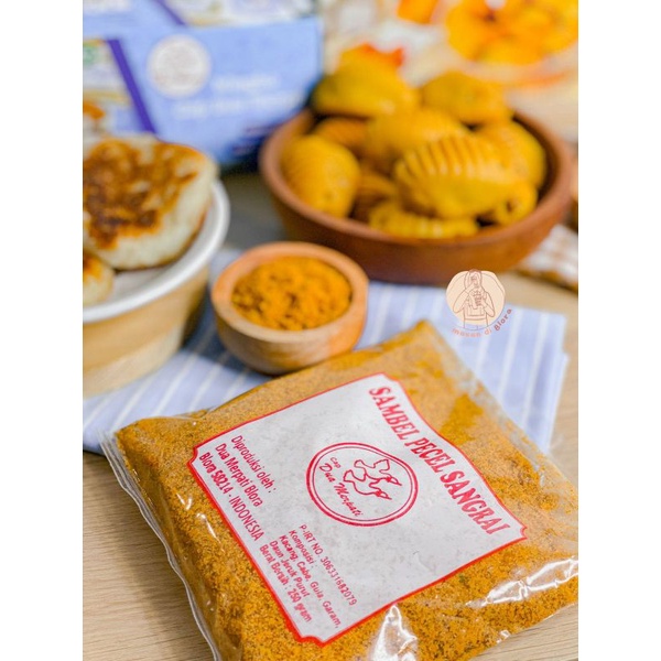SAMBAL PECEL SANGRAI / BUMBU PECEL SANGRAI CAP DUA MERPATI #SAMBALPECEL #SANGRAI #HEALTHY #SAMBAL