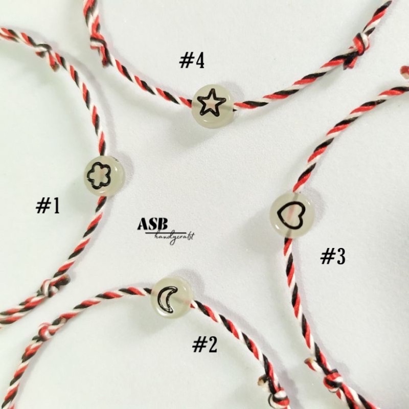 (Glow In the Dark) Gelang Tridatu Bali // Gelang tridatu Glow In The Dark Karakter