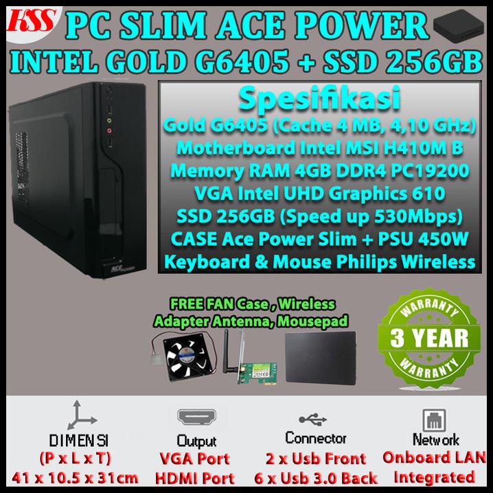 [Baru]Komputer Mini Pc / Cpu Rakitan Kabylake Harga Bersahabat