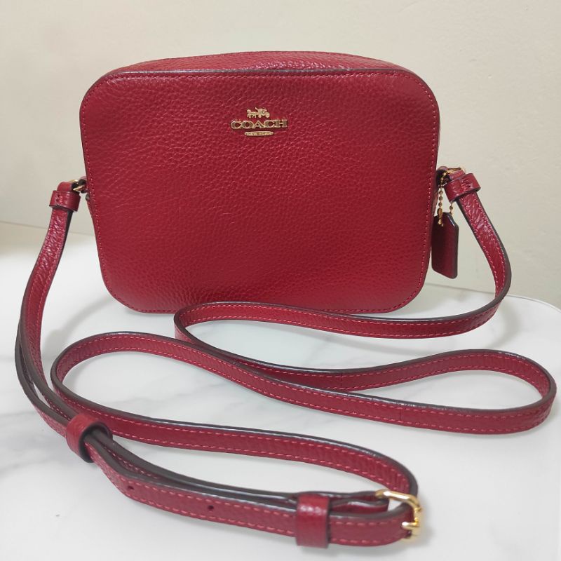 COACH MINI CAMERA BAG RED PRELOVED