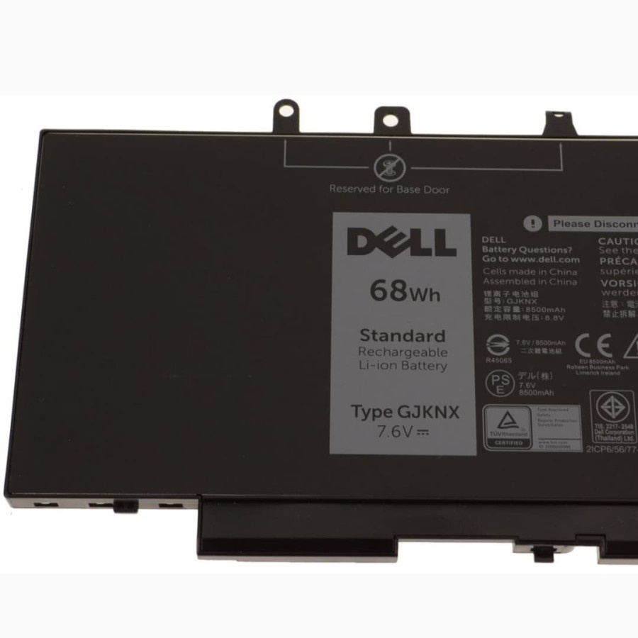 Baterai Baterry Laptop Dell Latitude 5480 5580 5280 4 Cell GJKNX Ori