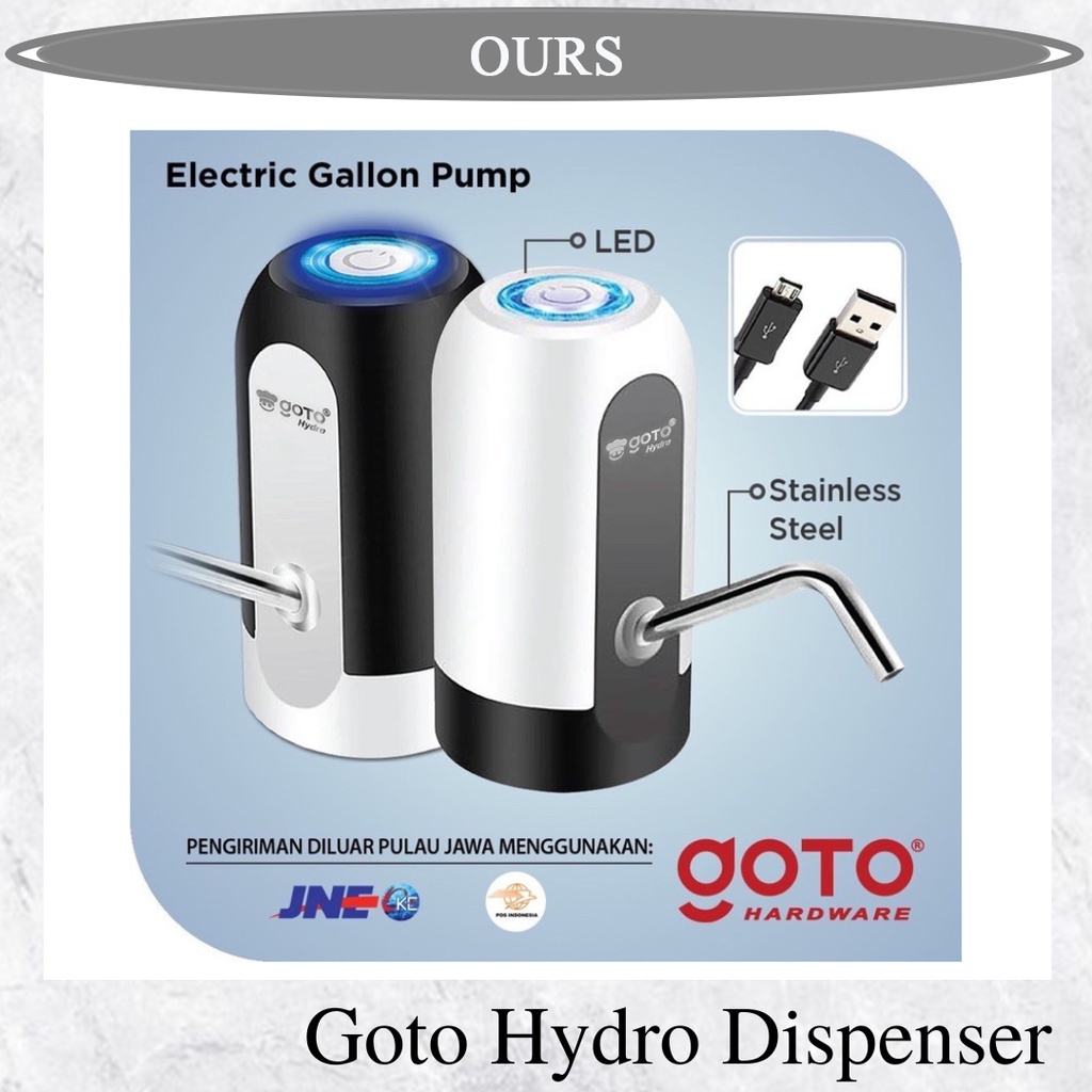 Jual Goto Hydro Dispenser Air Minum Gallon Pompa Galon Elektrik Shopee Indonesia 3054