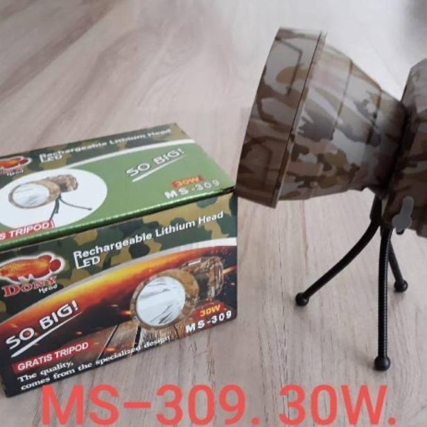 Senter Kepala Dony MS-309 SO BIG 30 WATT Headlamp 30W MS309