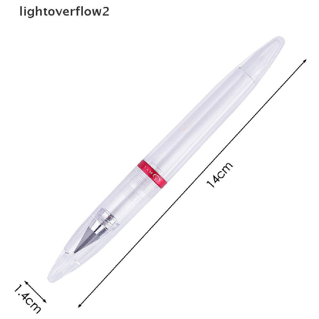 (lightoverflow2) Technoy Pensil Alis Akrilik Tanpa Tinta