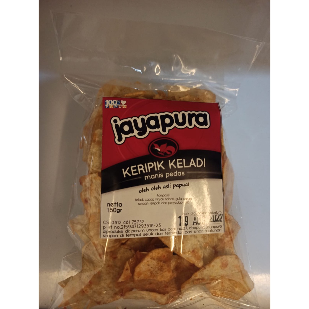 

Keripik Keladi Jayapura 150g