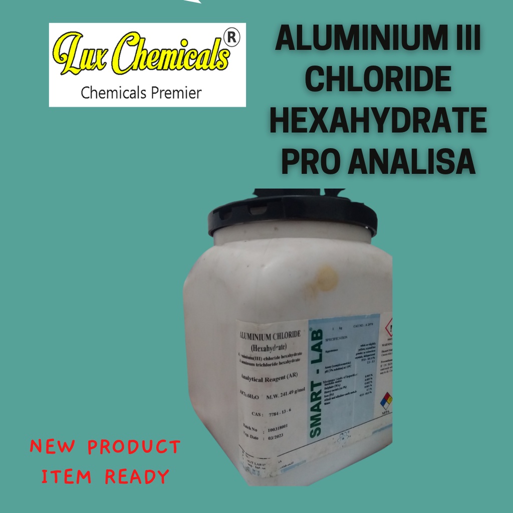 Jual Aluminium III Chloride Hexahydrate / Aluminium III Klorida