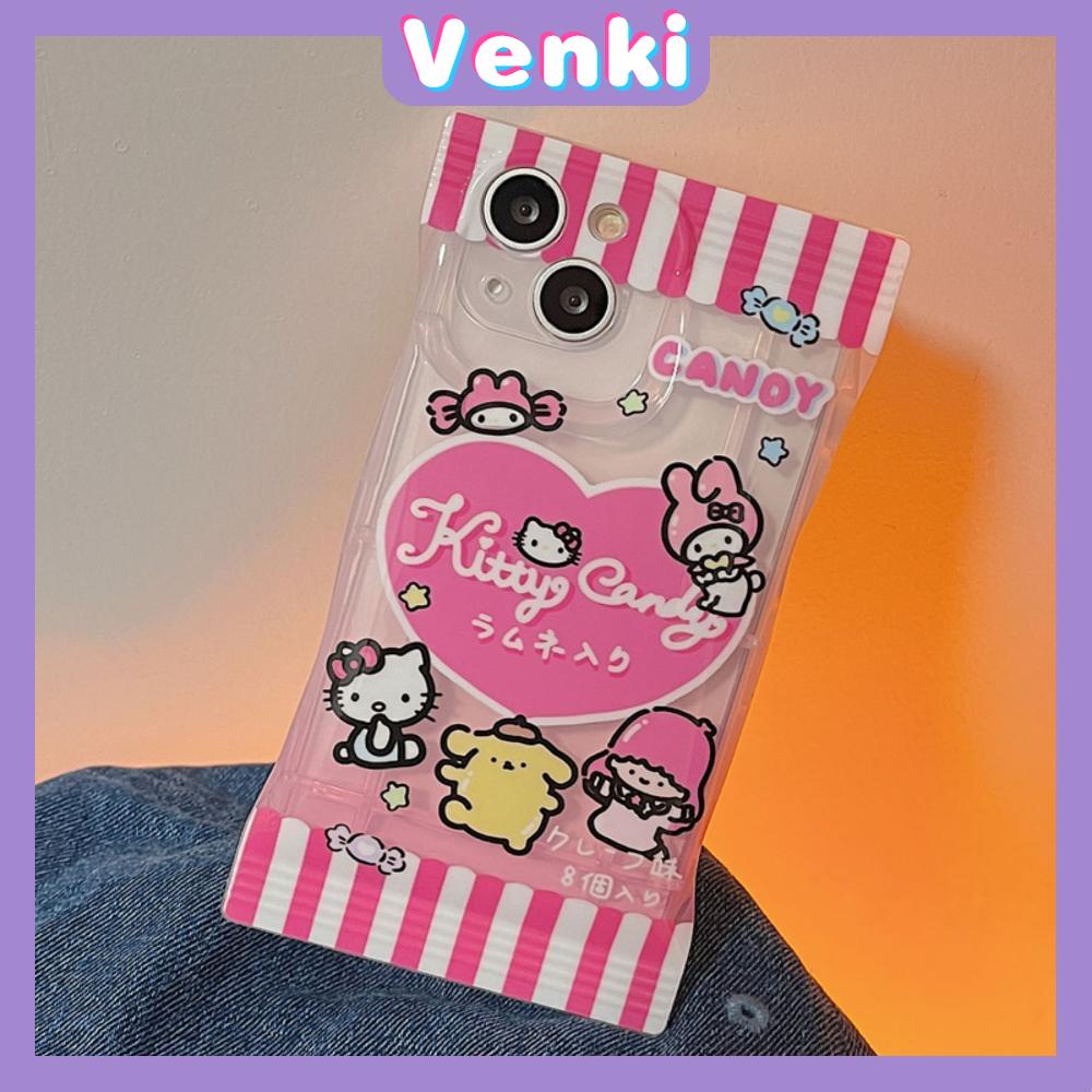 Case For iPhone 14 Pro Max Soft TPU Clear Case Snack Case Cartoon Cute Cat Camera Protection Airbag Shockproof For iPhone 14 13 12 11 Plus Pro Max 7 Plus X XR