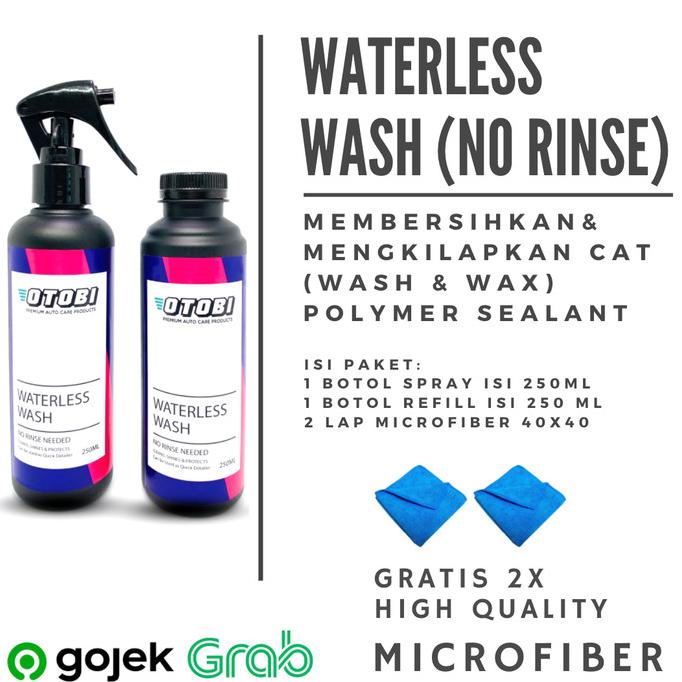 Paket Waterless Wash (Cuci Mobil Tanpa Air) Wax Hydrophobic Sealant