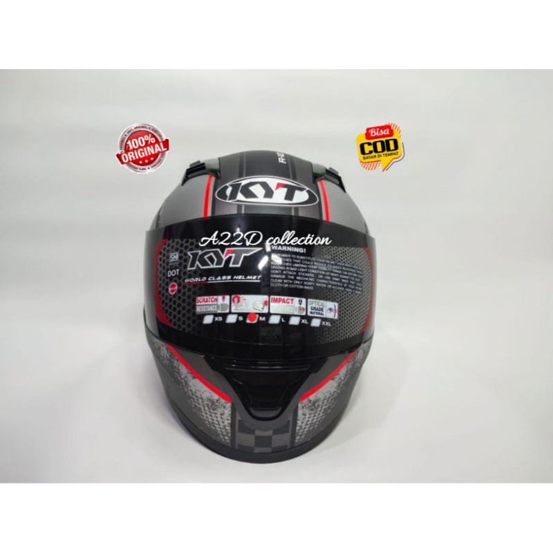 KYT R10 BLACK GUNMETAL MATT FULL FACE