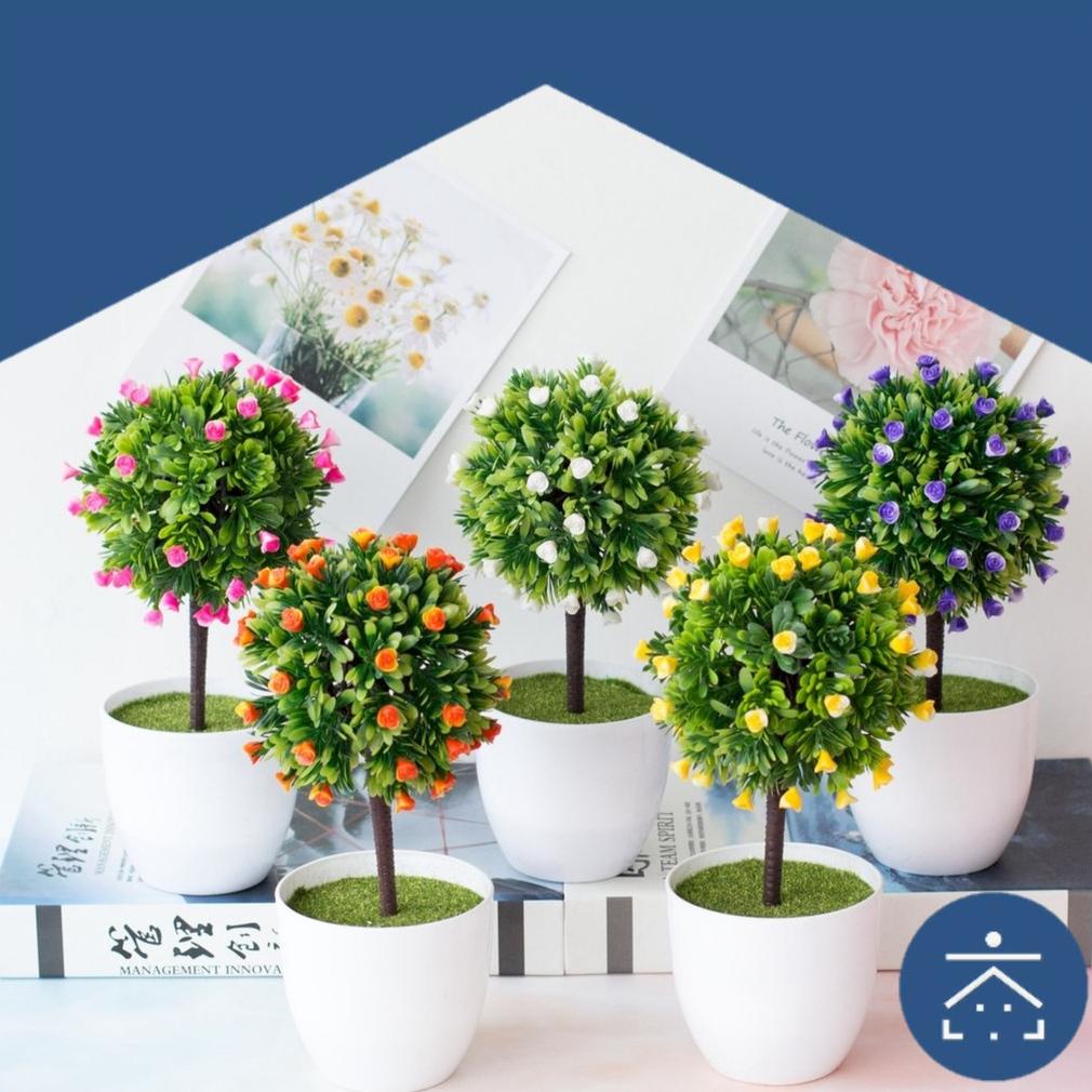 Kunataruma Bunga Hias Plastik Pot Tanaman Artificial Daun Caladium Keladi Merah Wayang Baret Murah