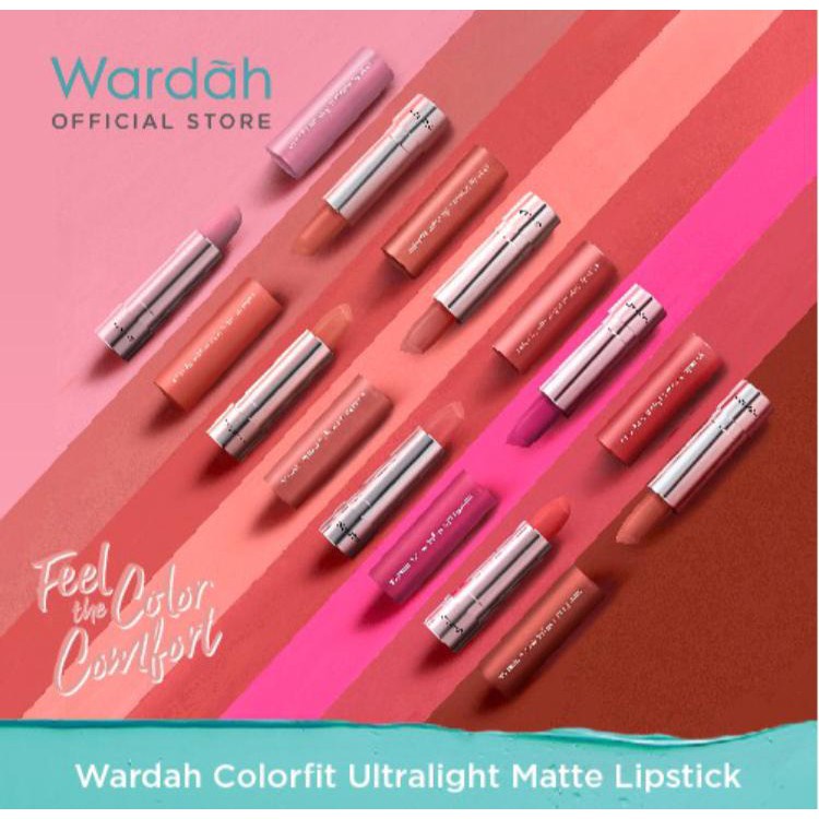 WARDAH Colorfit Ultralight Matte Lipstick - Korea Edition