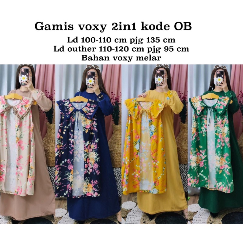 gamis voxy 2in1 kode OB