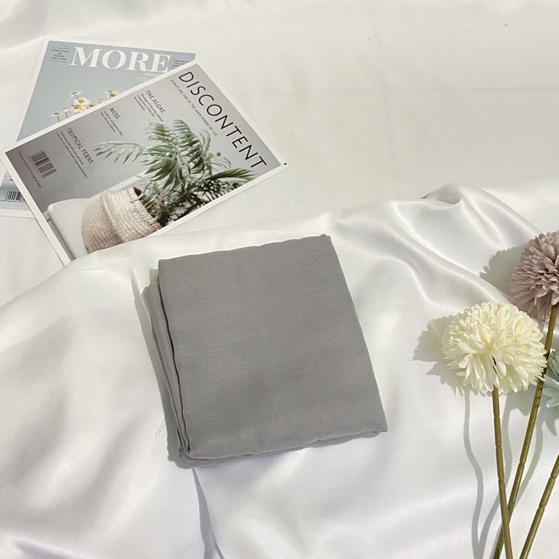 Paris Premium Voal // Paris Premium // Segi Empat Paris Polos-light grey