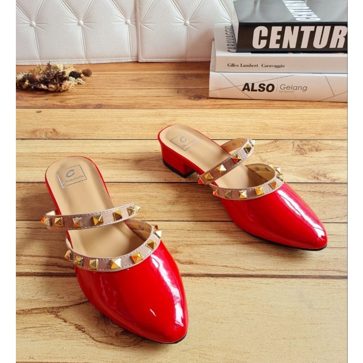 ABBUSHOES AG 13 bapau mules stut marci 3cm