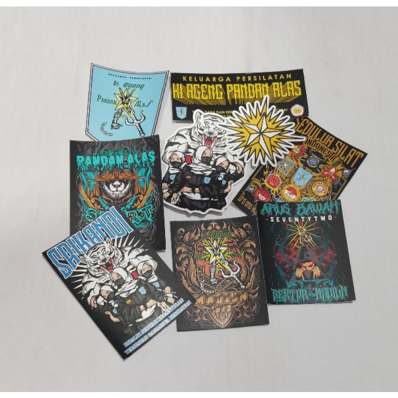 READY BERBAGAI STIKER PERSILATAN KI AGENG PANDAN ALAS || MINIMAL PEMBELIAN 3 STIKER