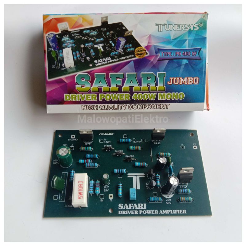 PCB Kosong Driver Power Safari 400 watt Jumbo PD-403SF