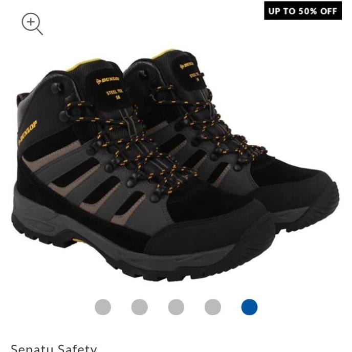 safety shoes sport Dunlop original Made in Indonesia ankle boots
