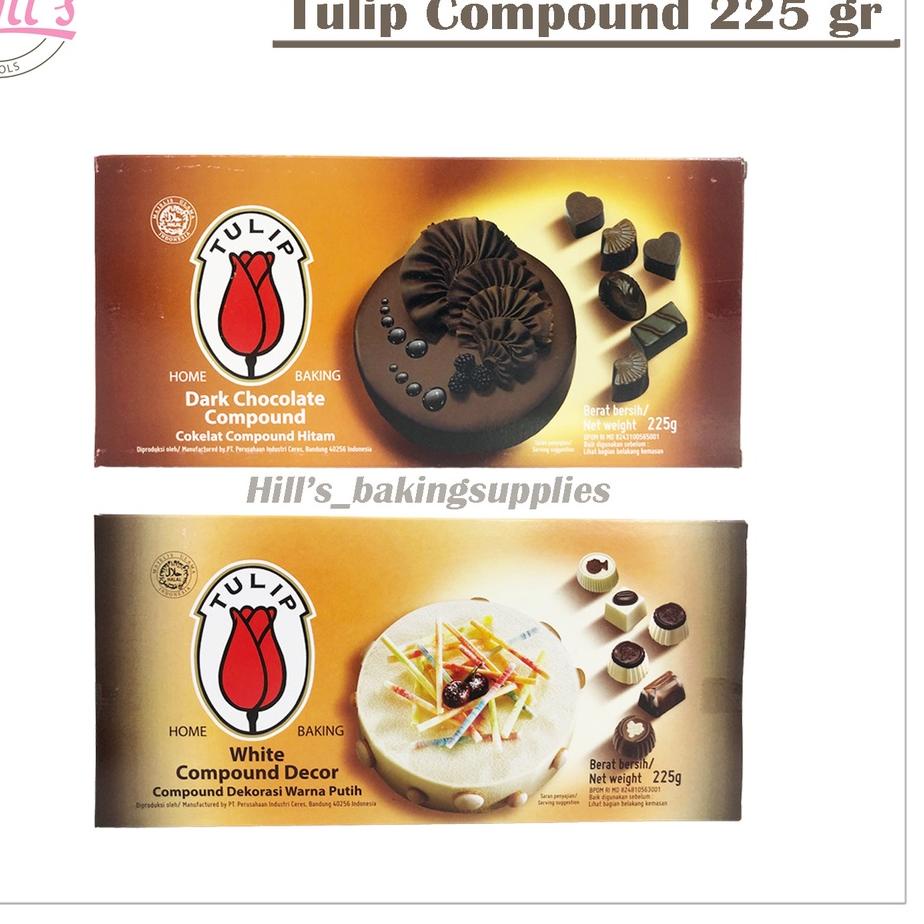 

Buruan Dapetin--TULIP CHOCOLATE COMPOUND 225 GR DARK MILK WHITE/ CHOCO COMPOND / COKLAT SUSU PUTIH BATANG MASAK