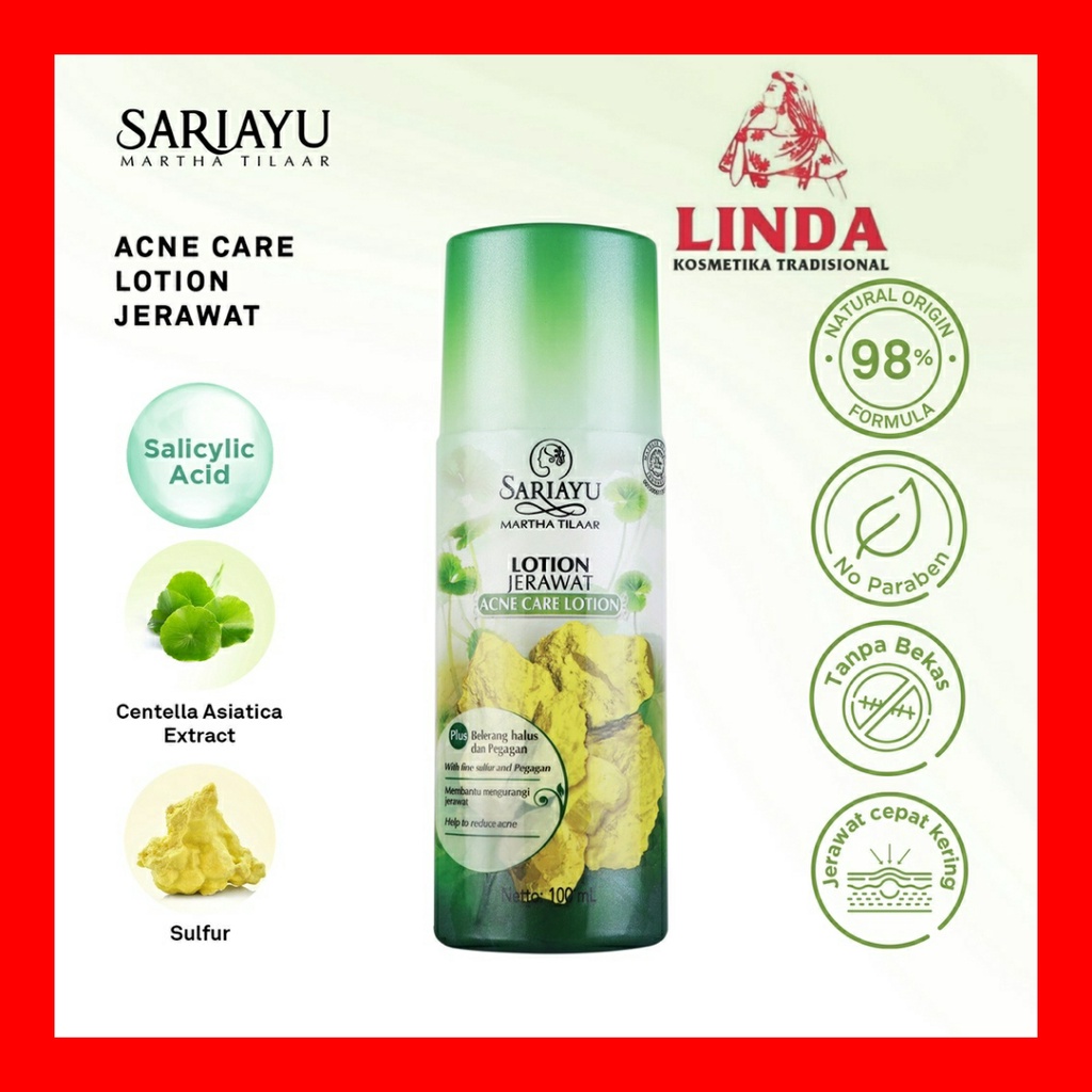 SARIAYU ACNE CARE FACE AND BACK SOLUTION