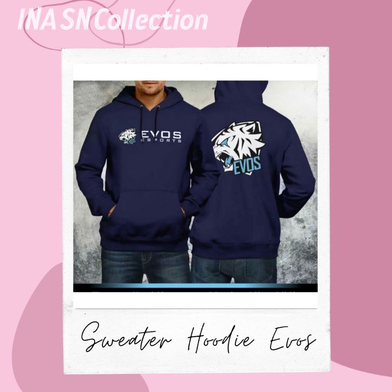 Sweater Hoodie Pria ZEYS EVOS ESPORTS distro polos murah kekinian Atasan evos dewasa remaja murah ba