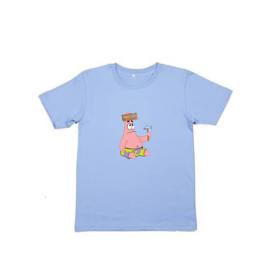 KAOS BAJU T-SHIRT ANAK SPONGEBOB PATRICK UNTUK ANAK 2-10 TAHUN BISA COD