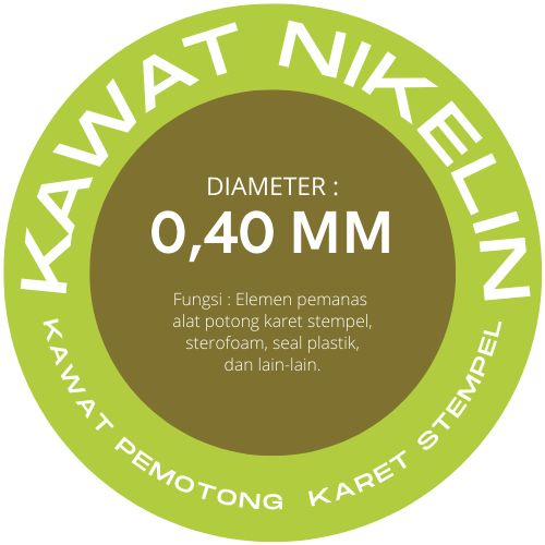KAWAT NIKELIN DIAMETER 0.4 mm Meteran