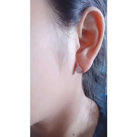 ANTING JEPIT DI*R MP FULL BUNDAR /ANTING PERAK ASLI SILVER 925 LAPIS EMAS/ ANTING FASHION WANITA TERBARU