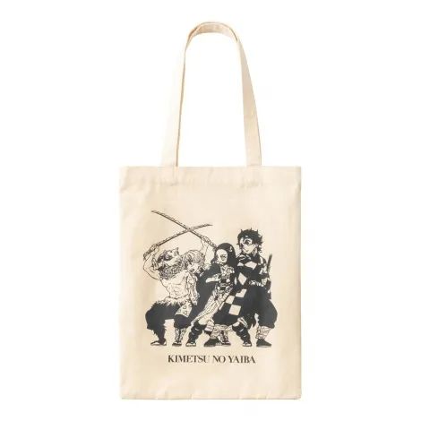 GU x Kimetsu no Yaiba Canvas Tote Bag