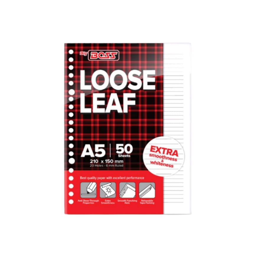 

Isi loose Leaf / Isi Binder Big Boss A5 GARIS