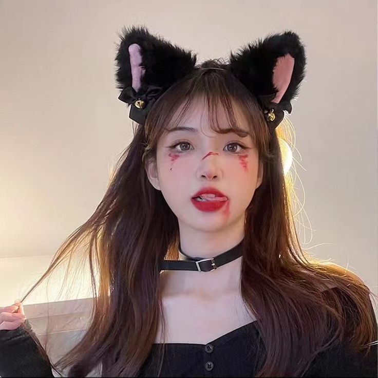 Women Cosplay Furry Ear Dog Headband 8524