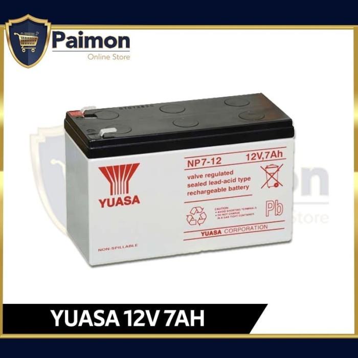 Yuasa aki kering 12V 7 Ah