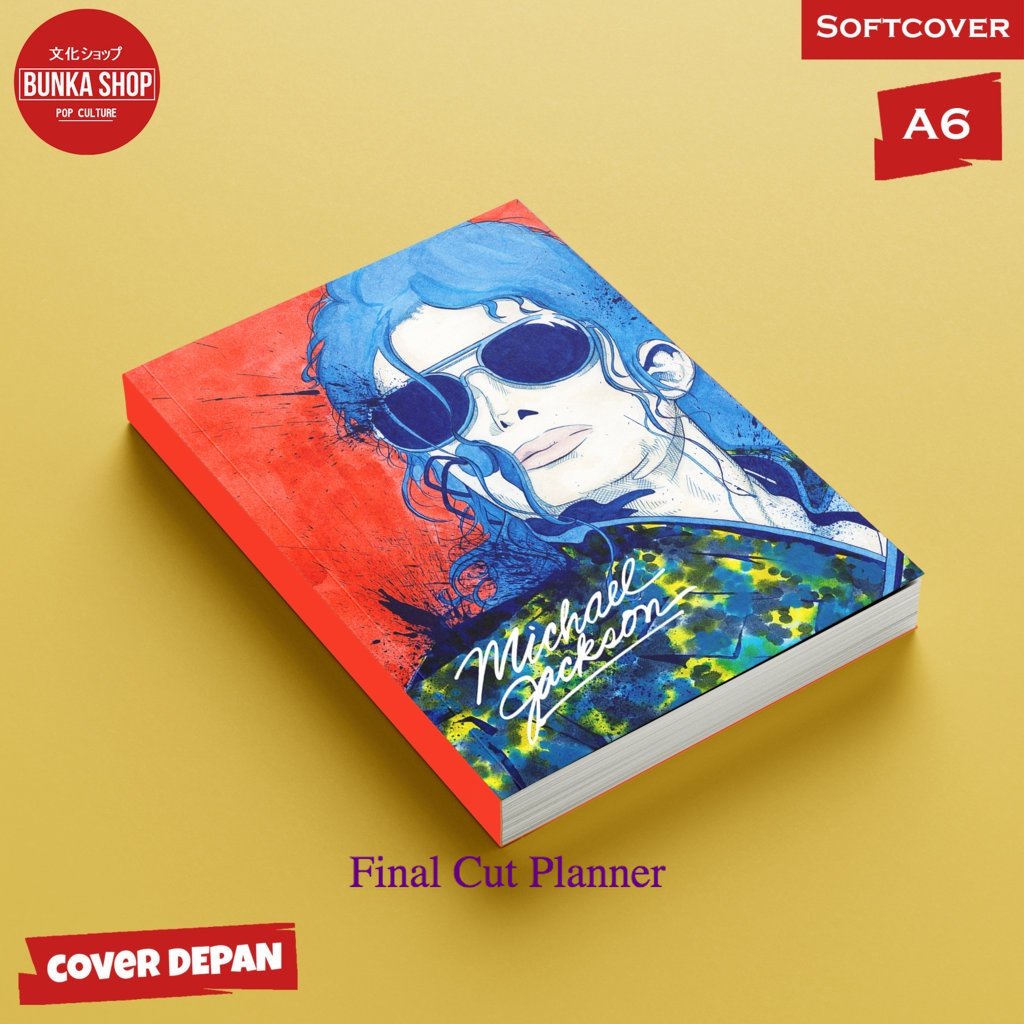

Pocket Note 80's Michael Jackson Softcover A6 Buku Tulis Catatan Notes Agenda Planner Jurnal