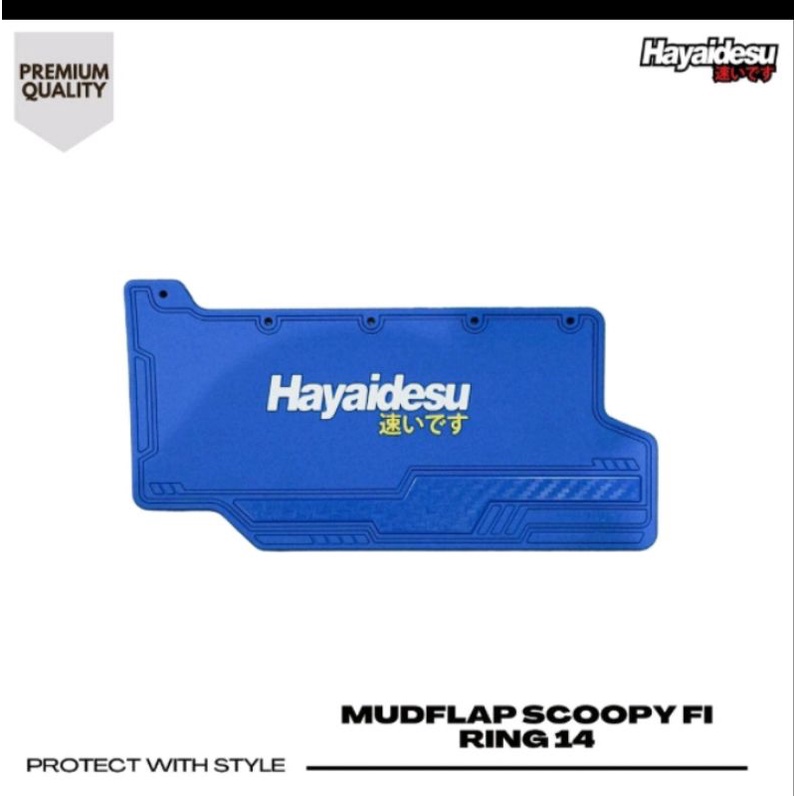 Hayaidesu Scoopy Fi 2014-2016 Mudflap Penahan Lumpur - PREMIUM