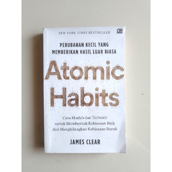 (Preloved) Atomic Habits - James Clear. Original Bekas