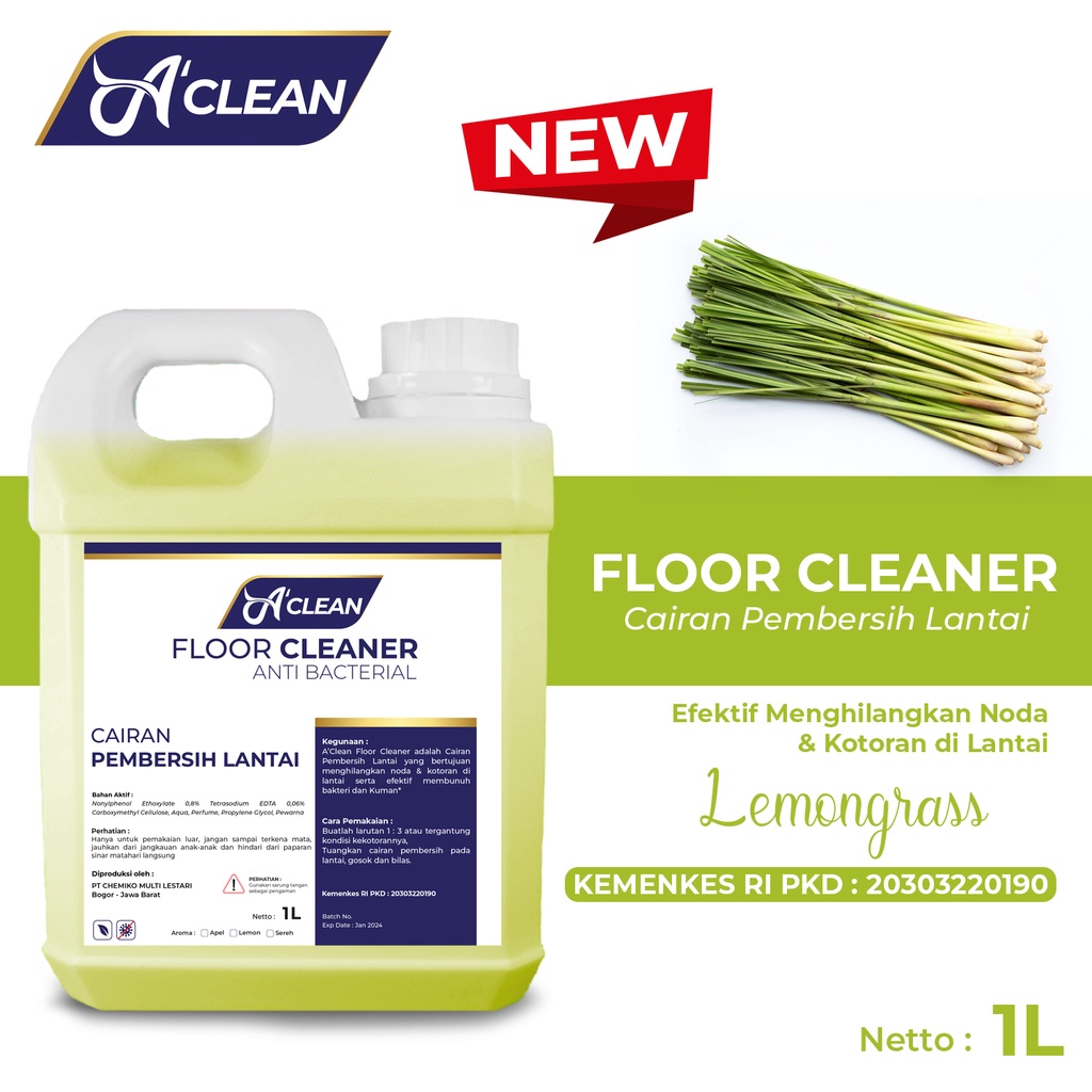 Pembersih Lantai Antibacterial / FLOOR CLEANER Amorens 1 Liter [1000ml]