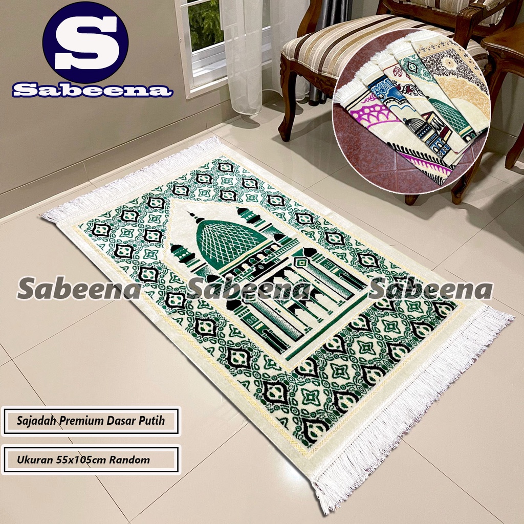 Sajadah Turki Midi Super Genova Bahan Halus Dan Lembut 55x110cm Perlengkapan Sholat Pakaian Muslim