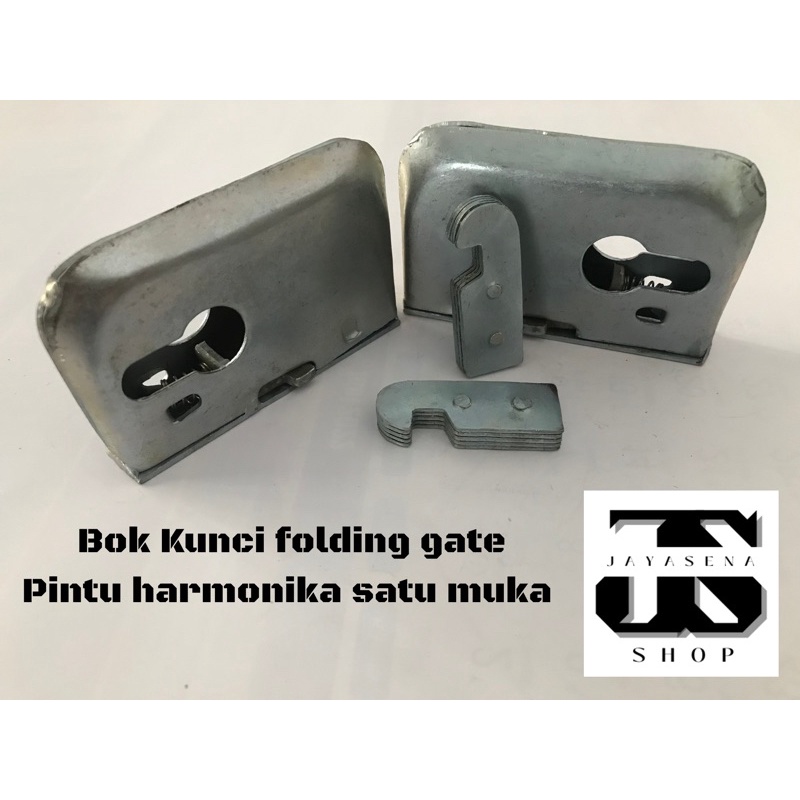 bok kunci folding gate satu muka pintu harmonika