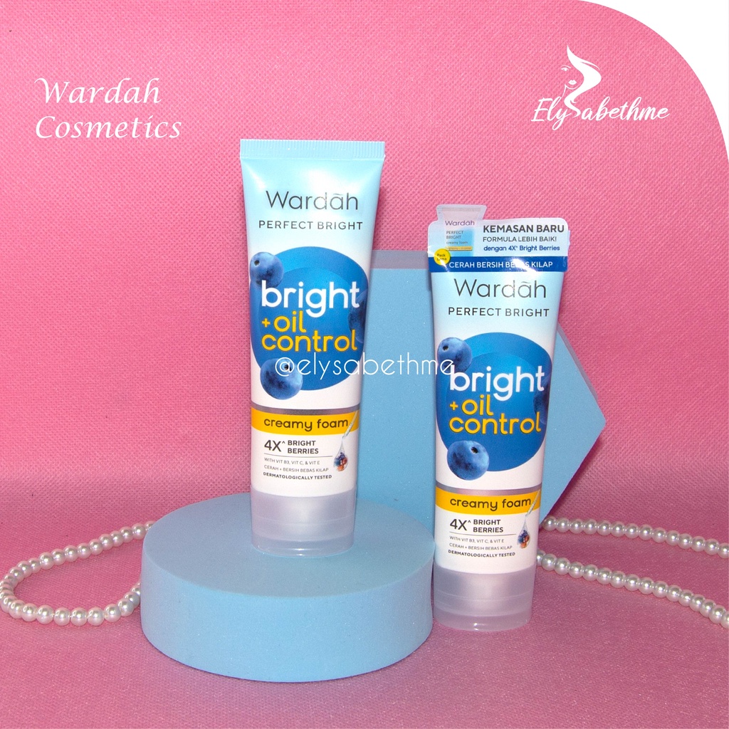 ✿ELYSABETHME✿ 🅆 🄰 🅁 🄳 🄰 🄷 wardah beauty PERFECT BRIGHT face wash sabun cuci muka facial washing  skincare halal